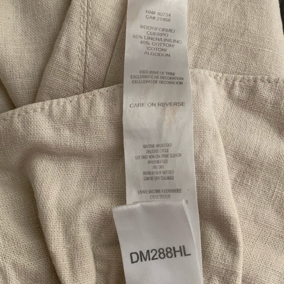 BCBG Paperbag-Waist Pant Linen Blend - Picture 7 of 10